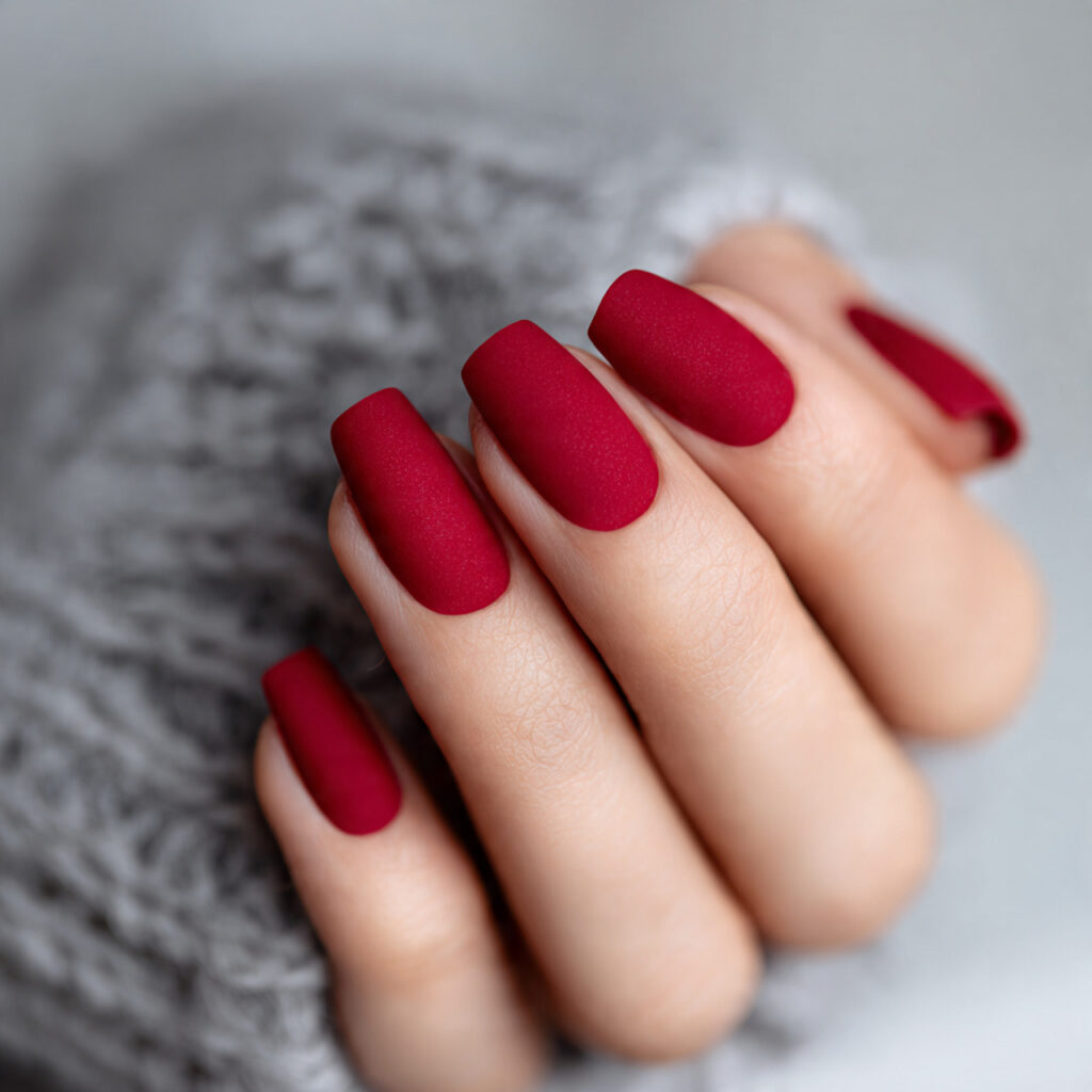 26 Red Valentine Nails Perfect for Short & Classy Designs 3 matte red valentine nails offer a modern