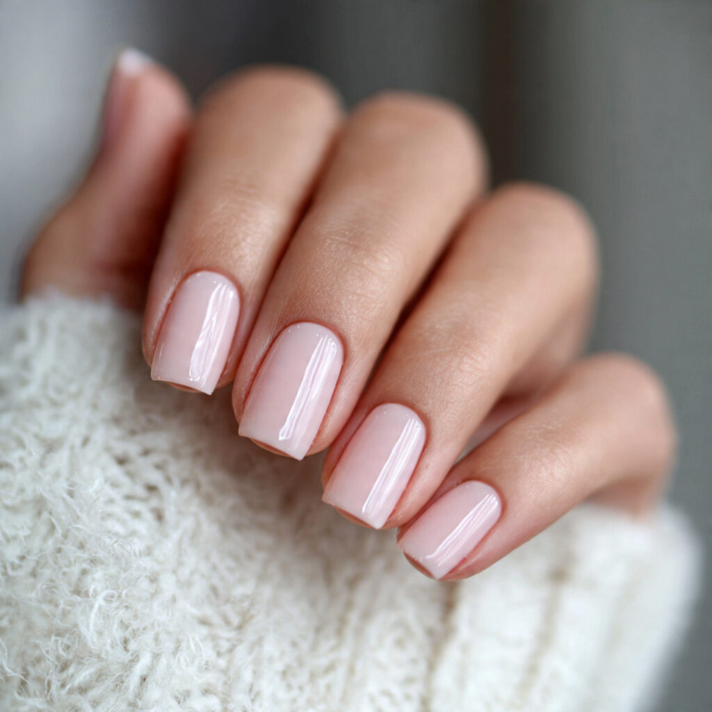 minimal square nails feel clean and modern