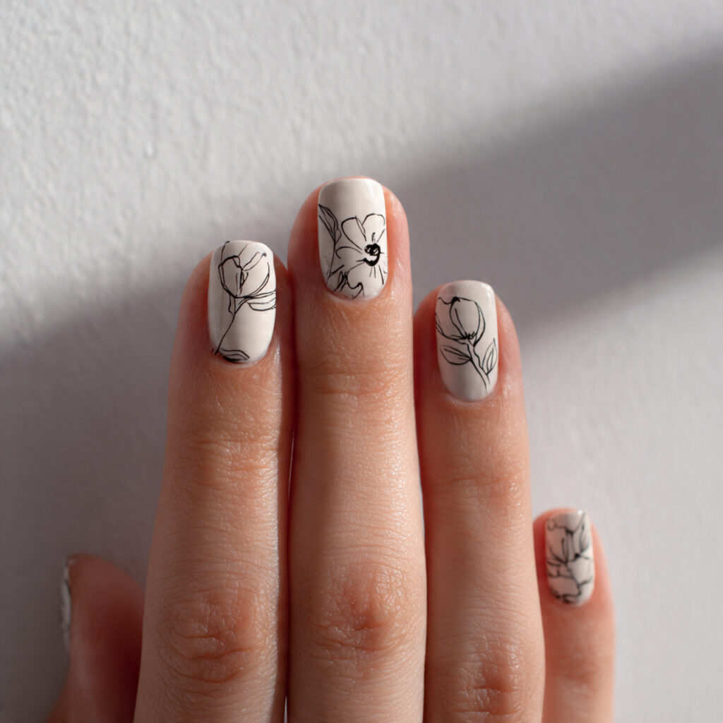 minimalist line drawings feature simple continuous line