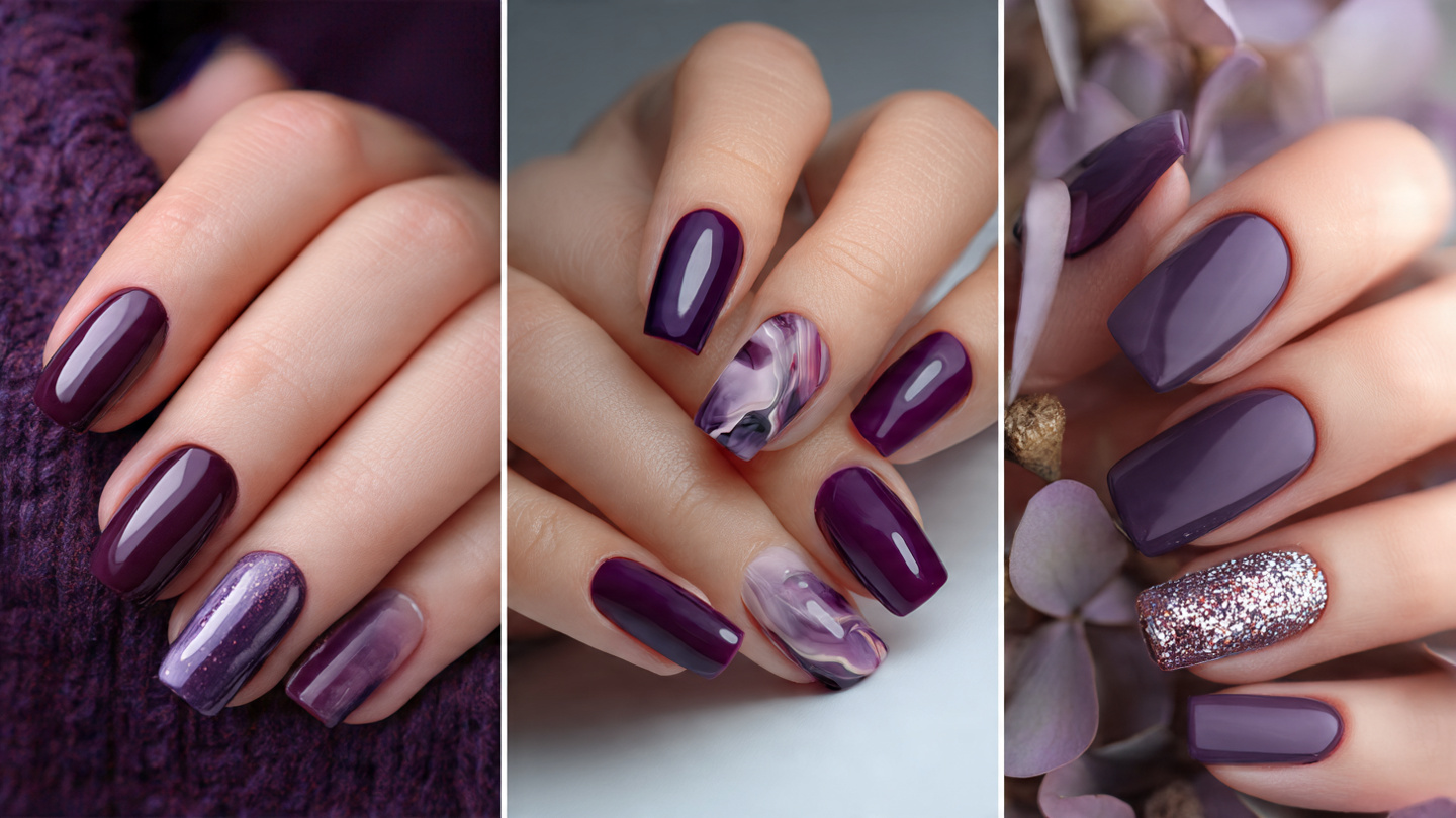 27 Purple Nail Ideas That Feel Bold, Elegant, and Stylish 3 Purple Nail Ideas