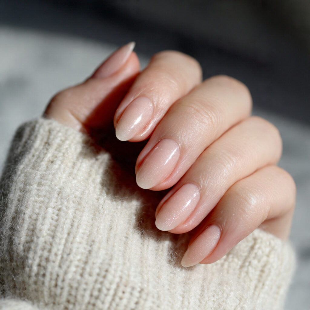 28 Natural Nail Trends 2026 Perfect for Everyday Wear 14 natural nails with a minimal accent