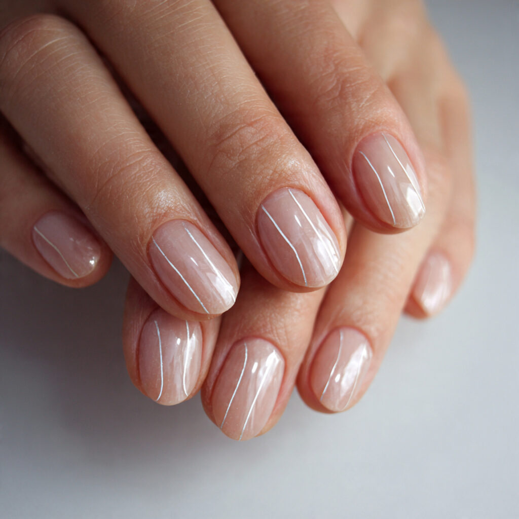 28 Natural Nail Trends 2026 Perfect for Everyday Wear 12 natural nails with fine line detail add