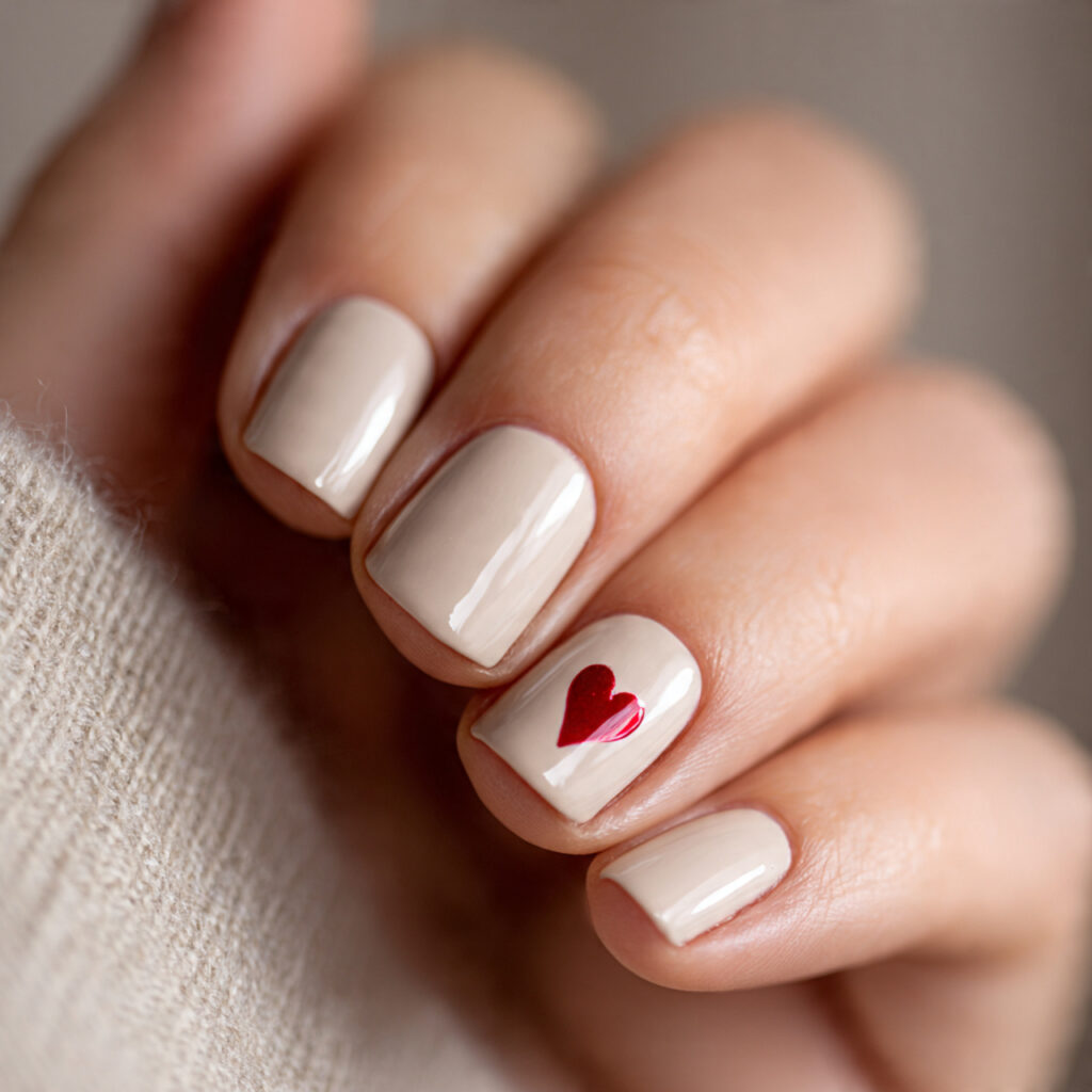 neutral polish creates a calm and polished