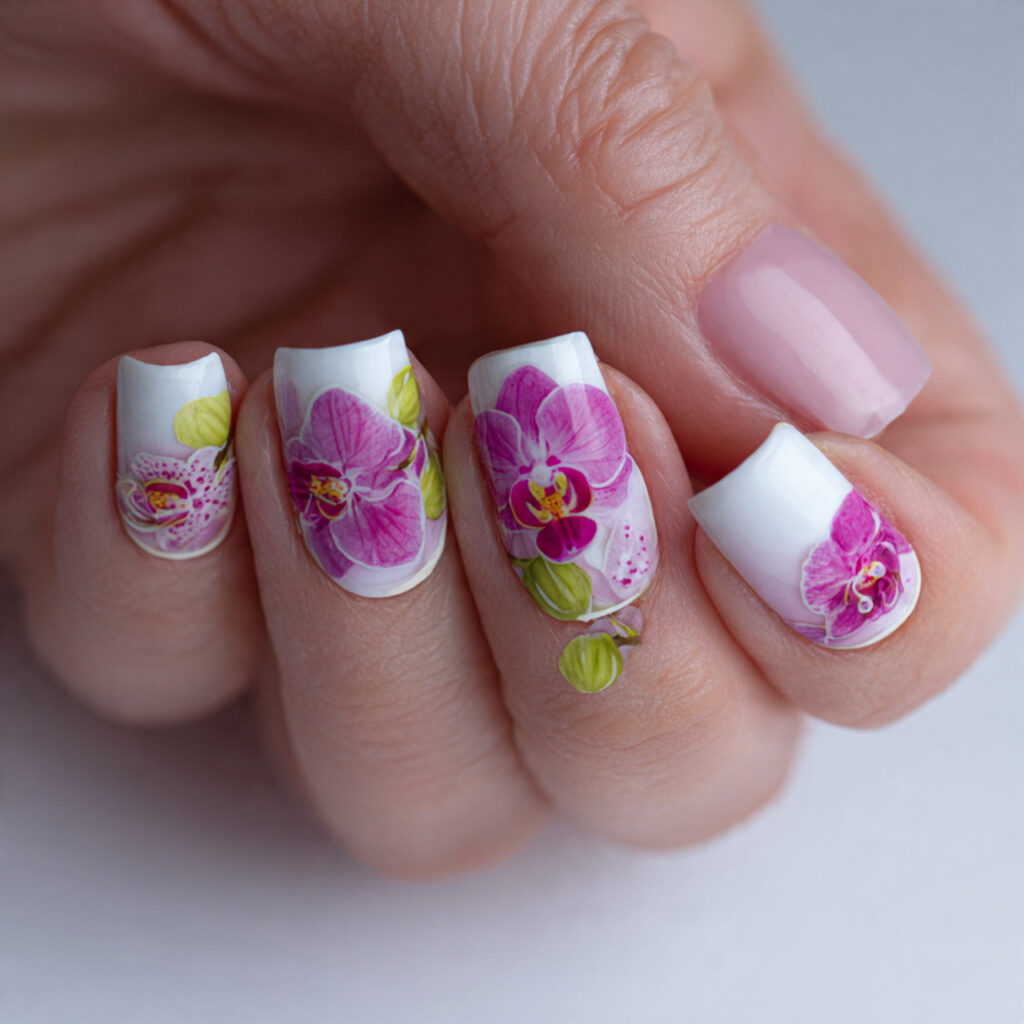 orchid designs bring exotic sophistication to short