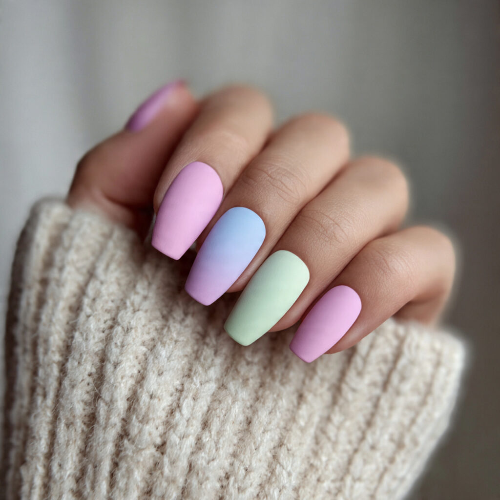 28 Pastel Valentine Nails Perfect for Soft Romantic Styles 13 pastel matte valentine nails offer a calm