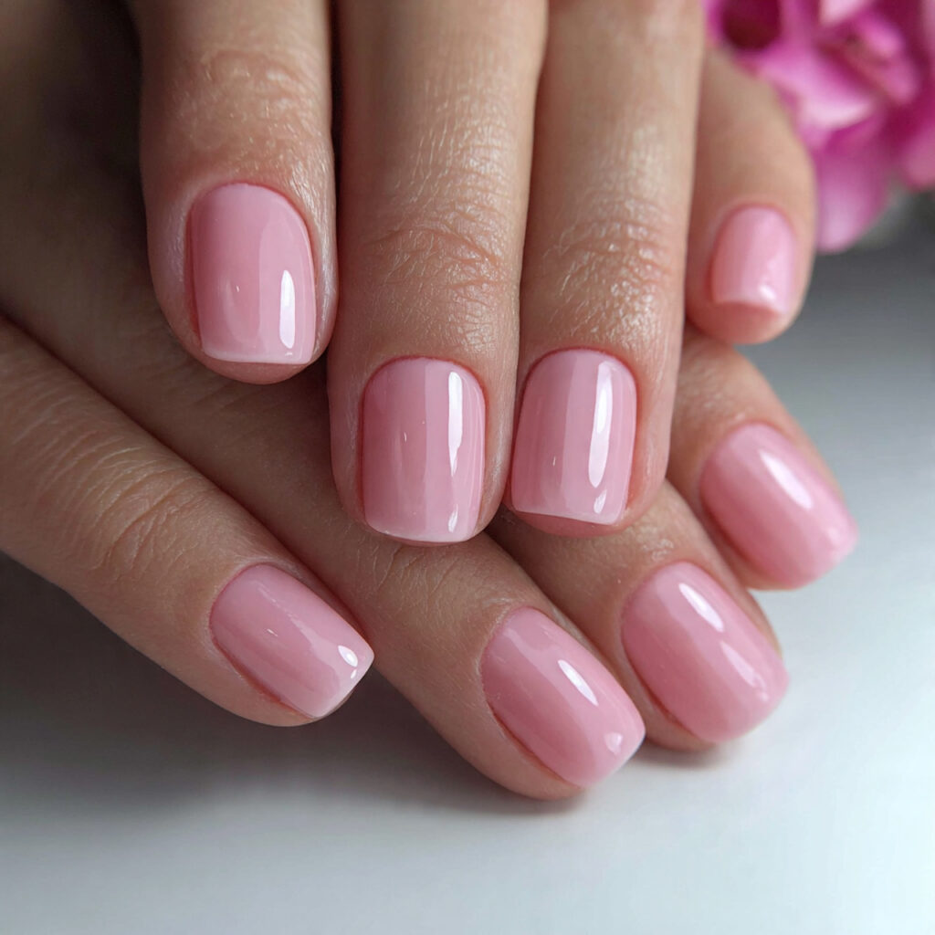 perfectly shaped short clean nails are trending