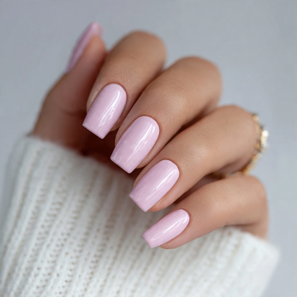 precision gloss clean girl nails