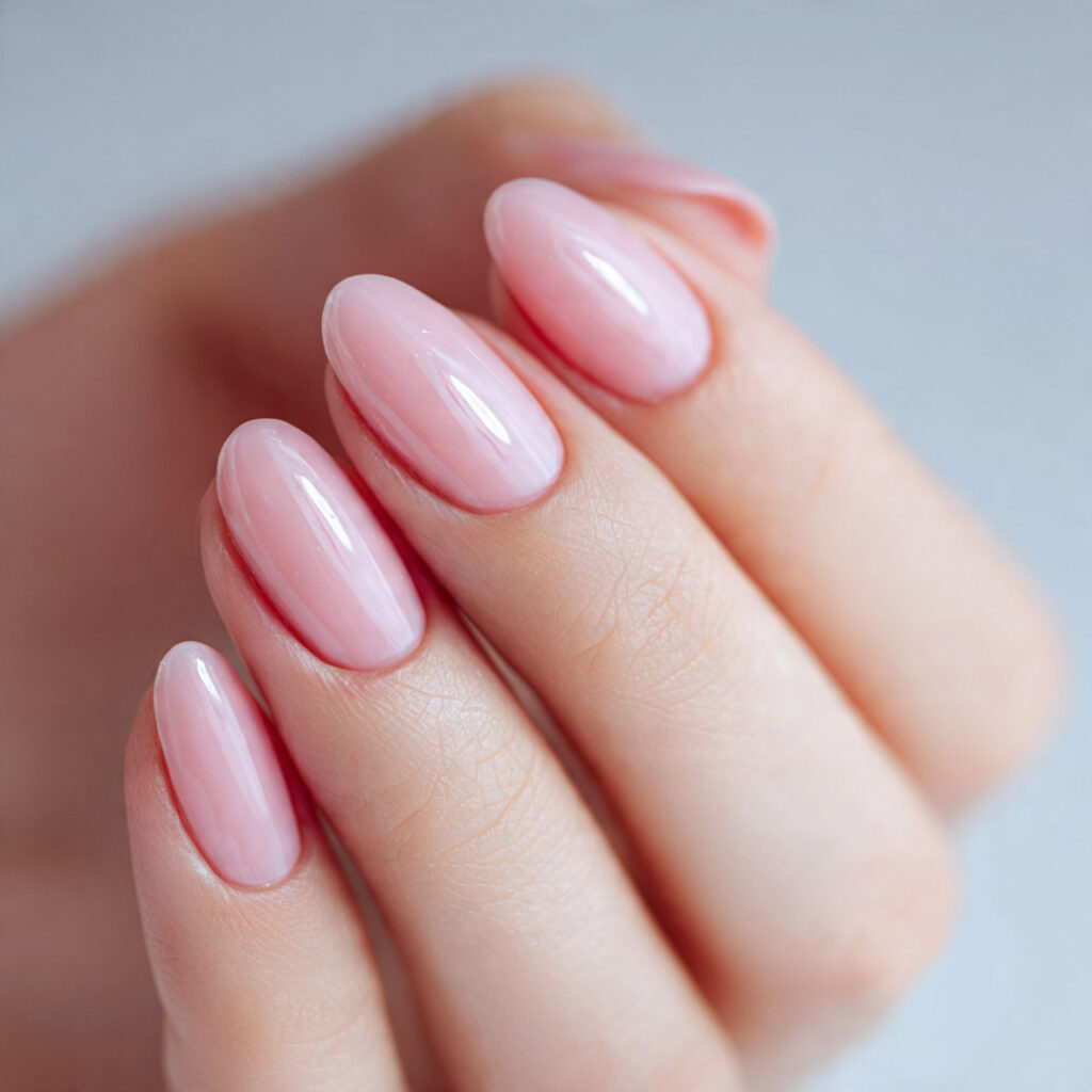 27 Work Friendly January Nails That Look Clean & Elegant 22 sheer pink nails offer a clean and