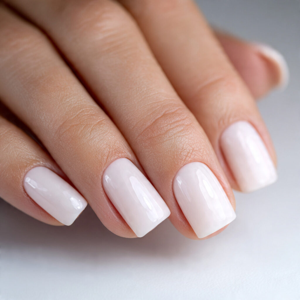 short square office nails focus on practicality