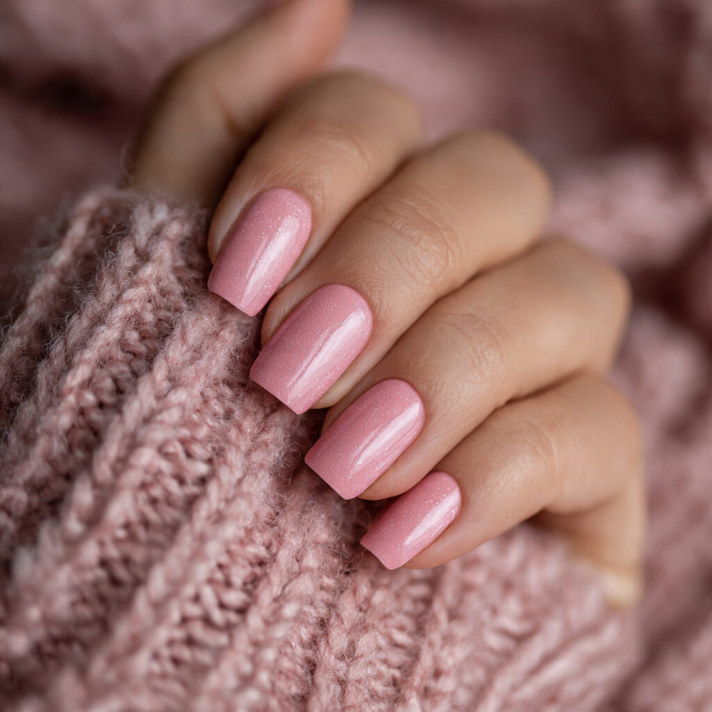 soft blush valentine nails feel warm and