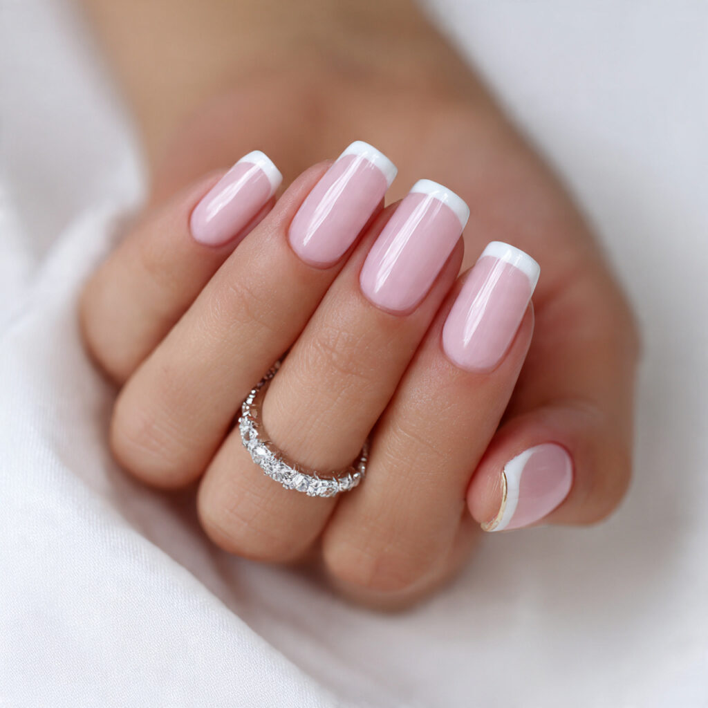soft french reinvented nails