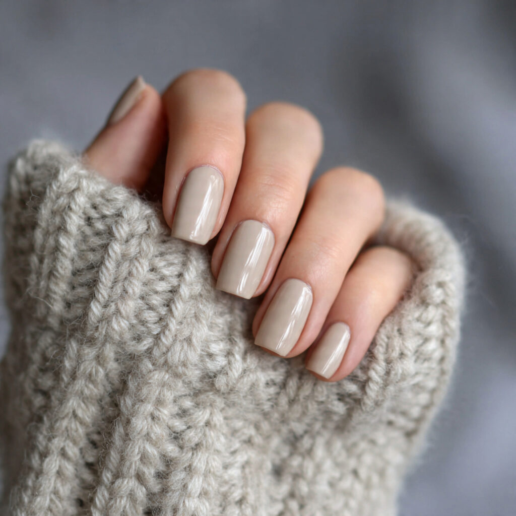 soft matte neutral everyday january nails