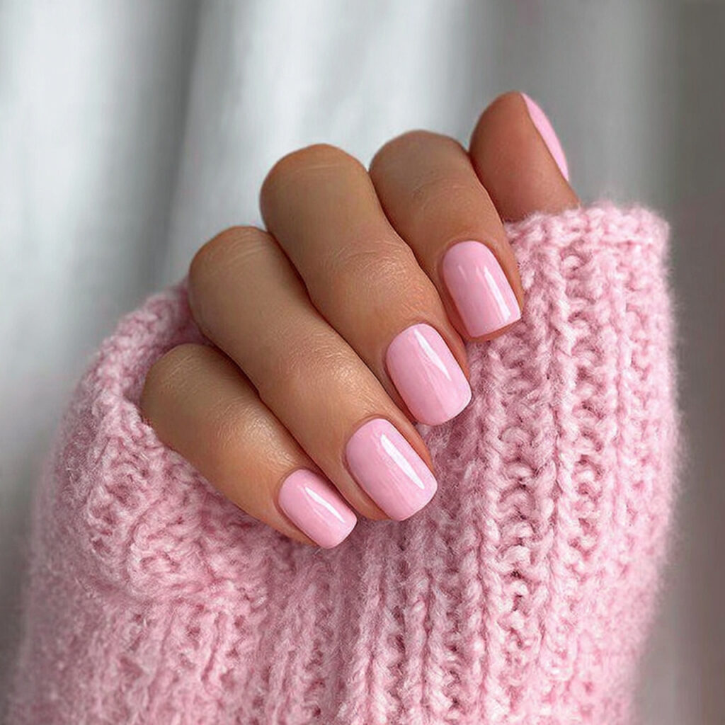 soft rose shades add gentle warmth to