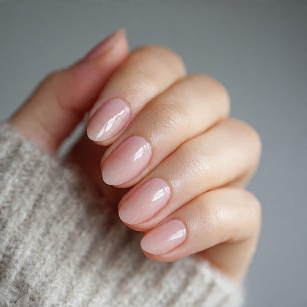 28 Natural Nail Trends 2026 Perfect for Everyday Wear 3 soft rounded natural nails grow out evenly