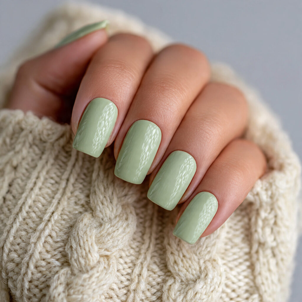 27 Cozy January Nails Perfect for Short & Classy Designs 22 soft sage green brings a calm and 1