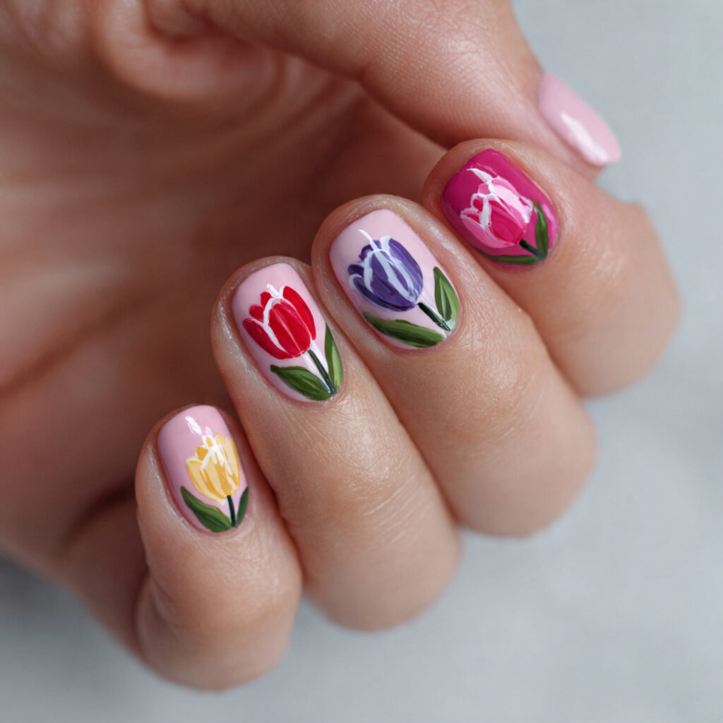 tiny tulip designs bring spring charm to