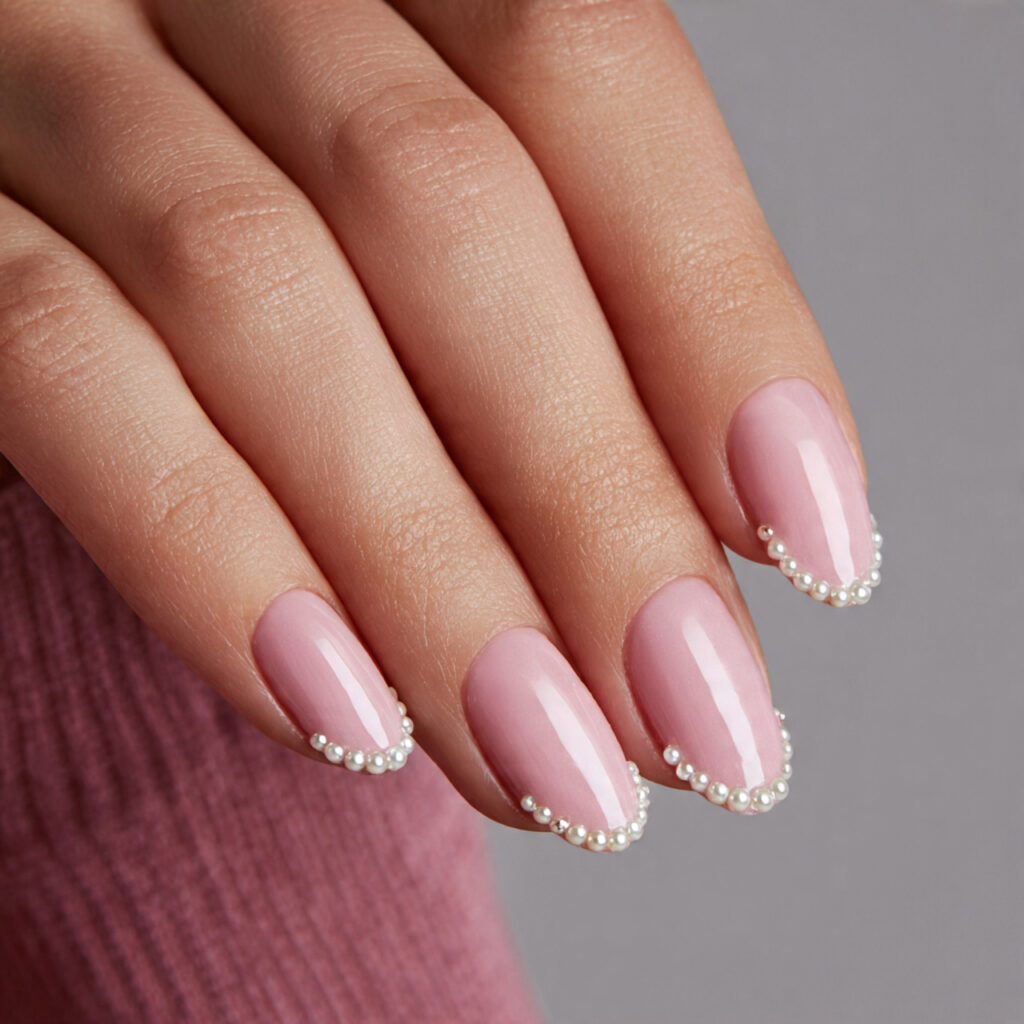 valentine nails almond long that combine classic