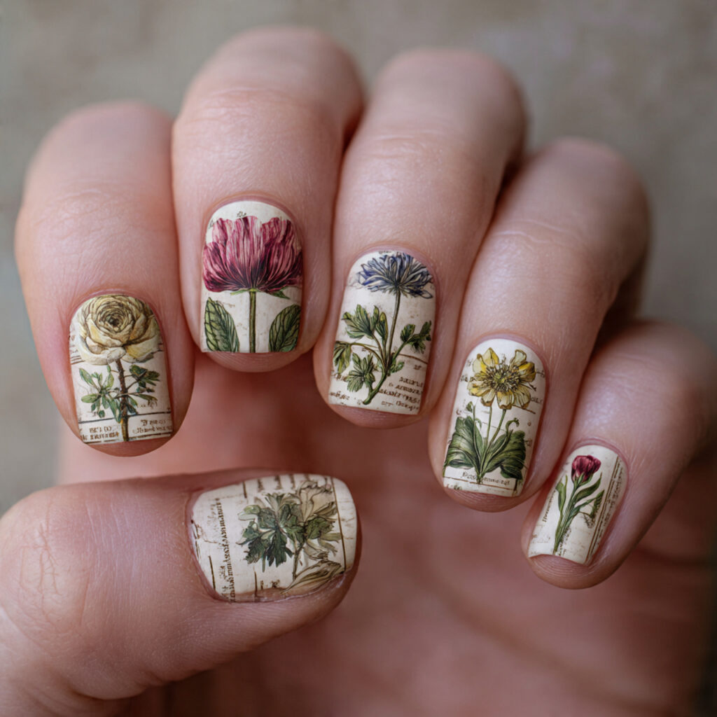 vintage botanical illustration designs bring scientific precision