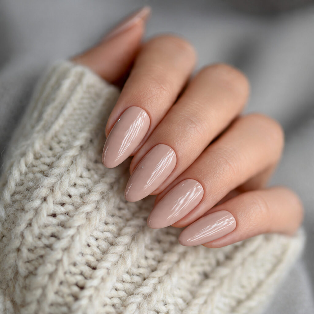 warm almond cozy february nails create a