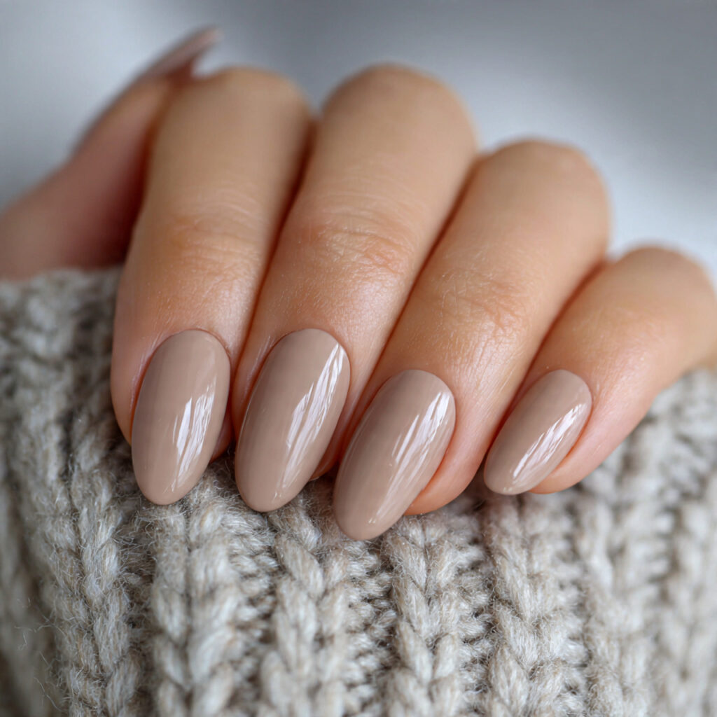 warm undertone beige january nails feel cozy