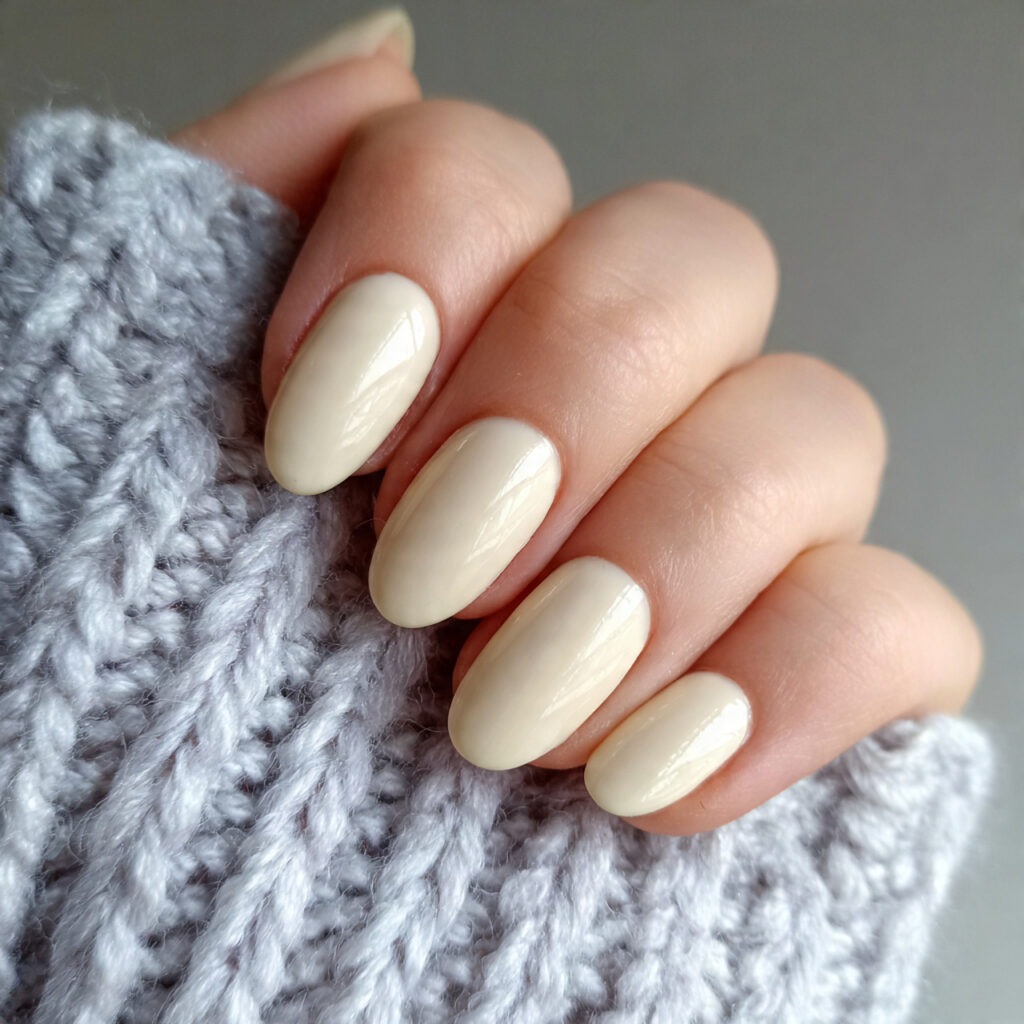 warm vanilla cozy february nails create a