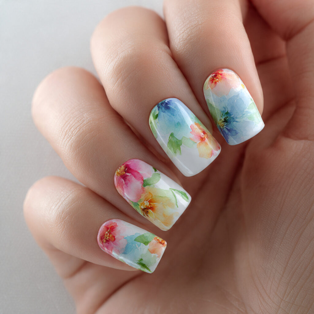 watercolor floral designs bring artistic painterly beauty