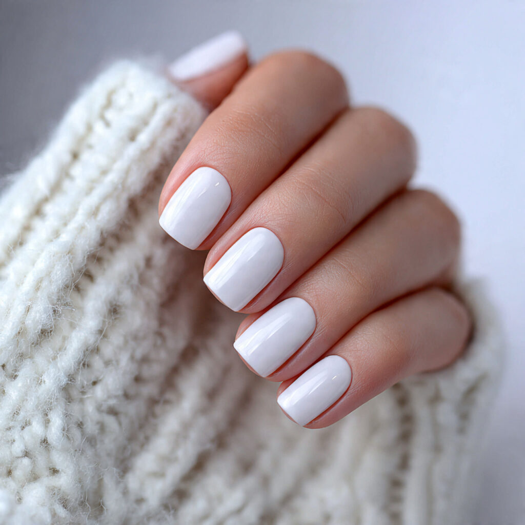 white short nails look neat clean and