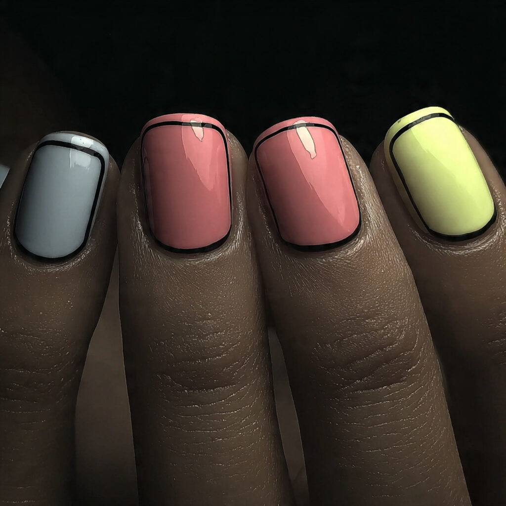 23 Neon Summer Nail Designs That Pop Bright & Bold Don't Miss These Trends 11 Abstract Neon Lines