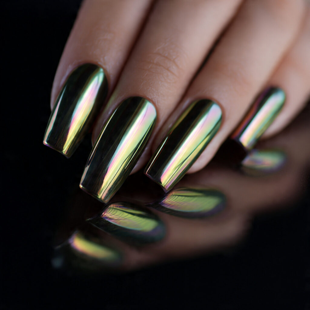 23 Neon Summer Nail Designs That Pop Bright & Bold Don't Miss These Trends 14 Neon Chrome Finish