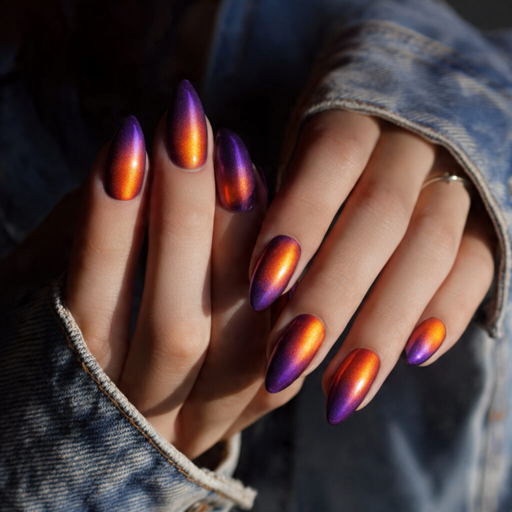 28 Sunset Ombre Nail Ideas That Blend Colors Beautifully Try This Look Today 22 The Dusk Set