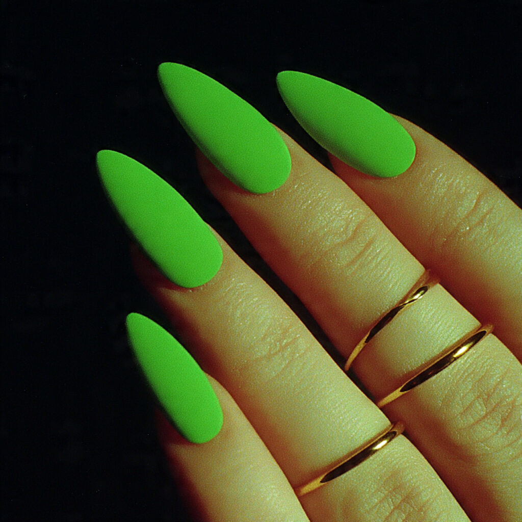 23 Neon Summer Nail Designs That Pop Bright & Bold Don't Miss These Trends 5 Electric Green