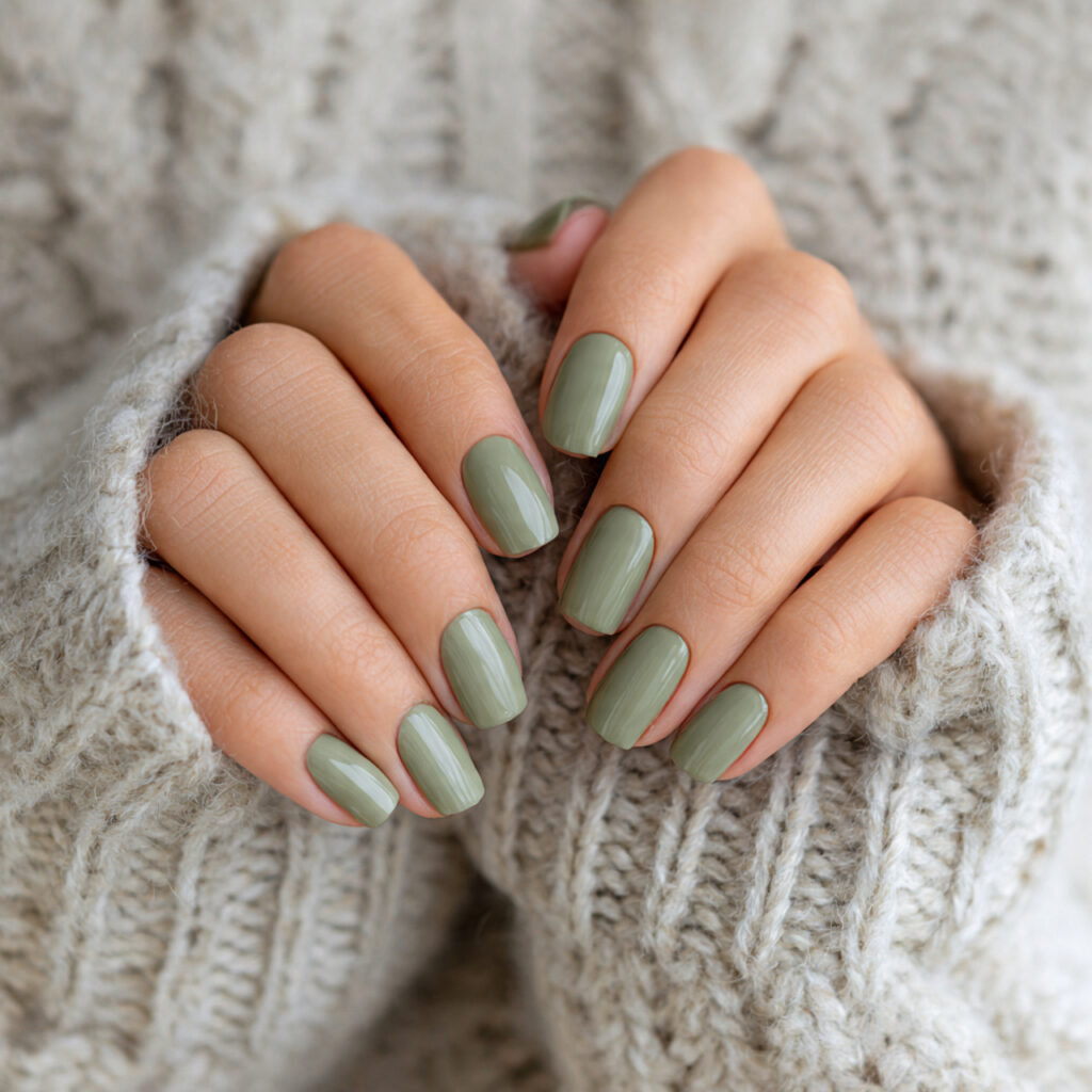 a calm trendy image of sage green