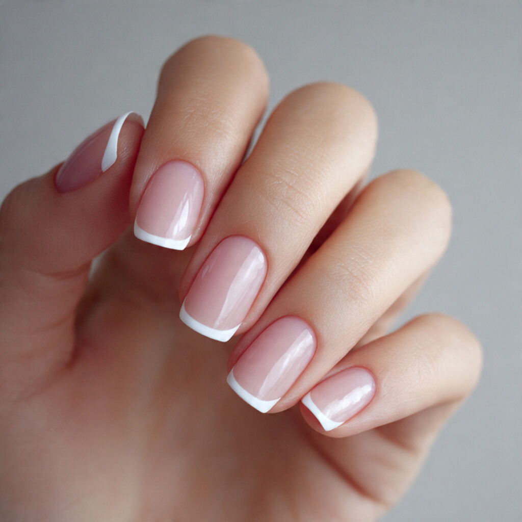 25 Old Money Nail Ideas That Look Elegant, Minimal, and Timeless 3 a classic french manicure with clean white