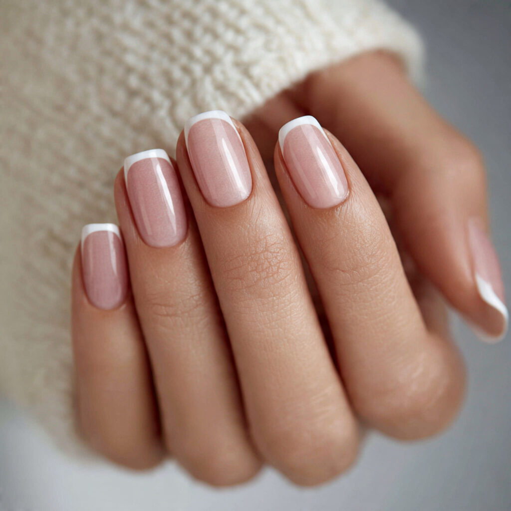 21 Quiet Luxury Nail Ideas That Look Minimal, Expensive, and Timeless 21 a natural french manicure with sheer coverage