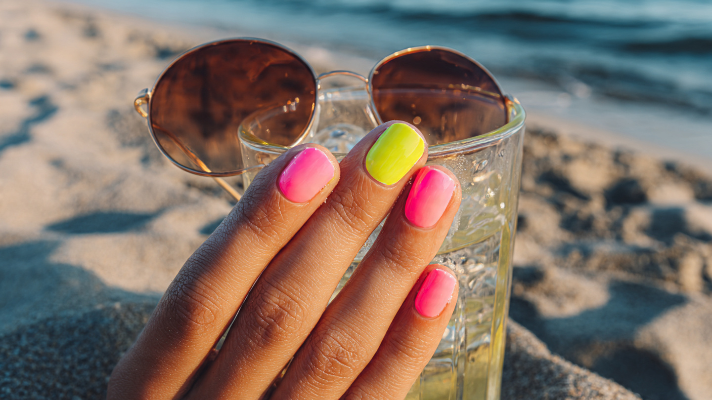 23 Neon Summer Nail Designs That Pop Bright & Bold Don't Miss These Trends 2 Neon Summer Nail Designs