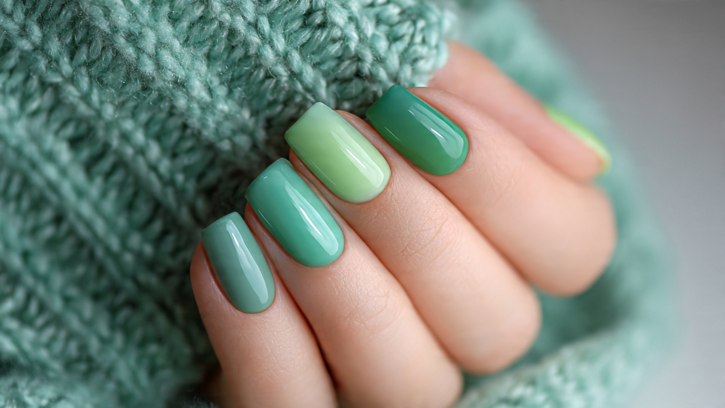 Green Spring Nail Ideas