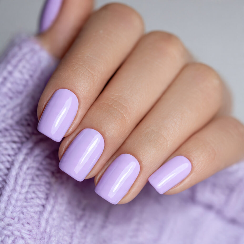 27 Short Nail Trends 2026 That Are Clean, Modern, and Stylish 22 close up photo of short nails painted in 10