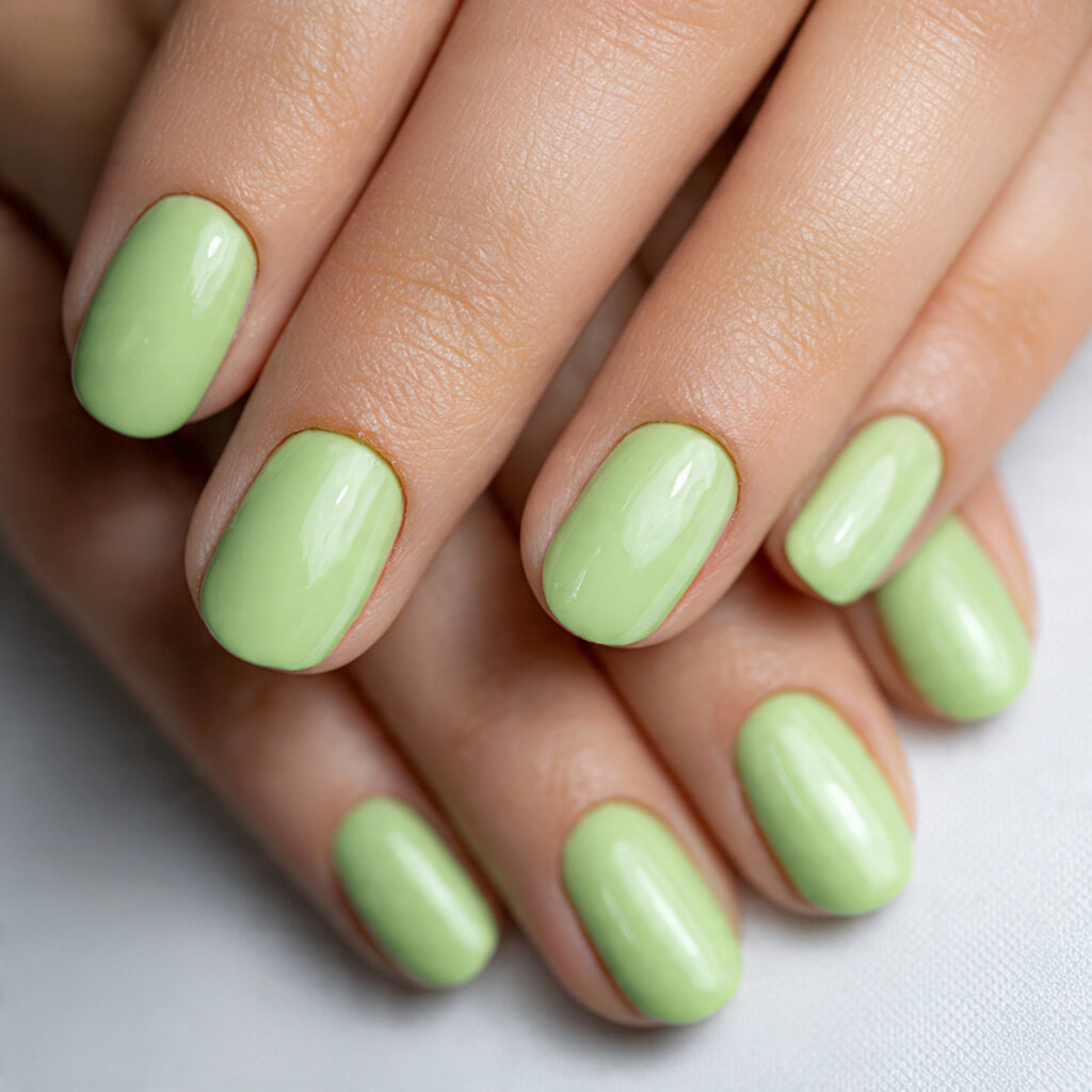 27 Short Nail Trends 2026 That Are Clean, Modern, and Stylish 24 close up photo of short nails painted in 11