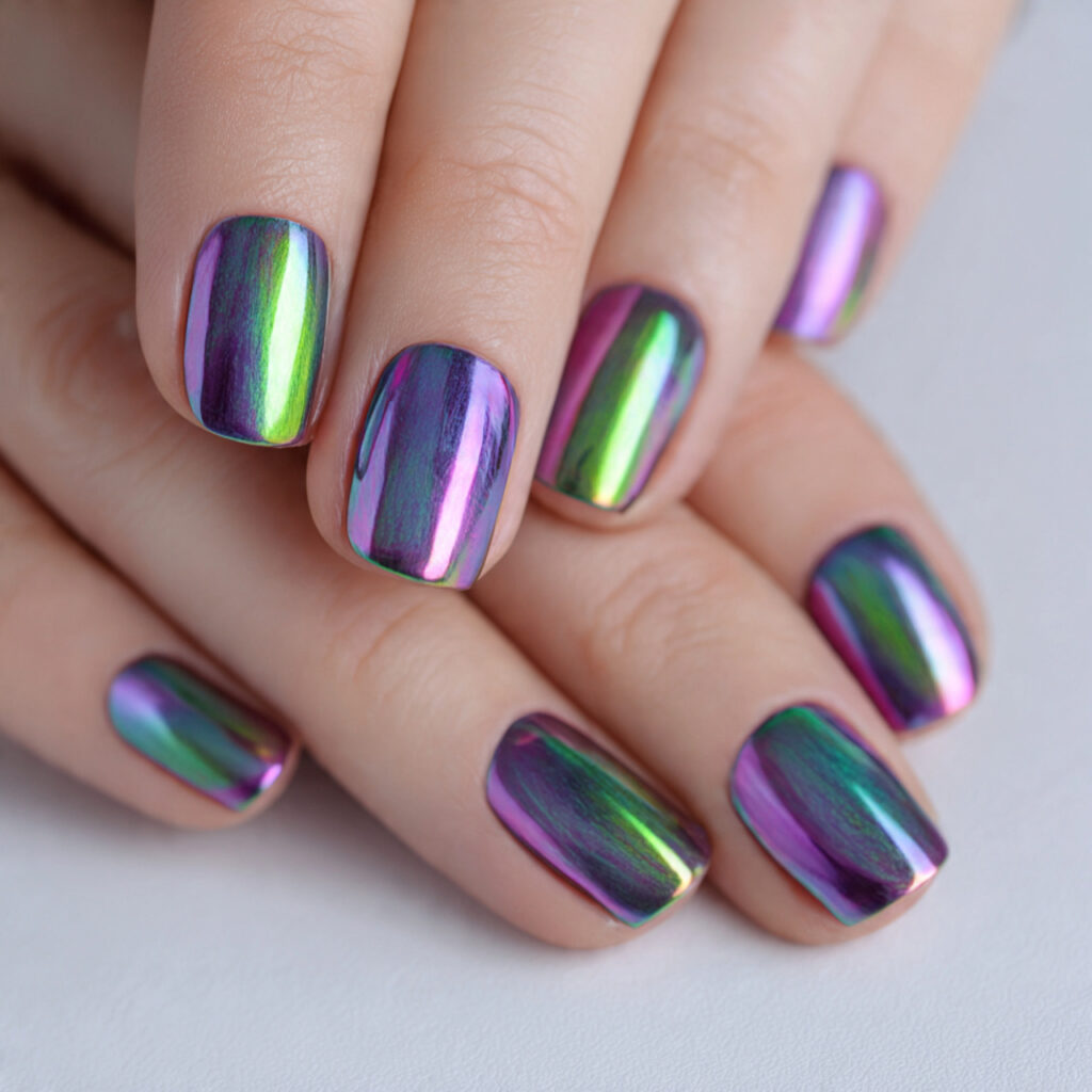 27 Short Nail Trends 2026 That Are Clean, Modern, and Stylish 27 close up photo of short nails painted in 13