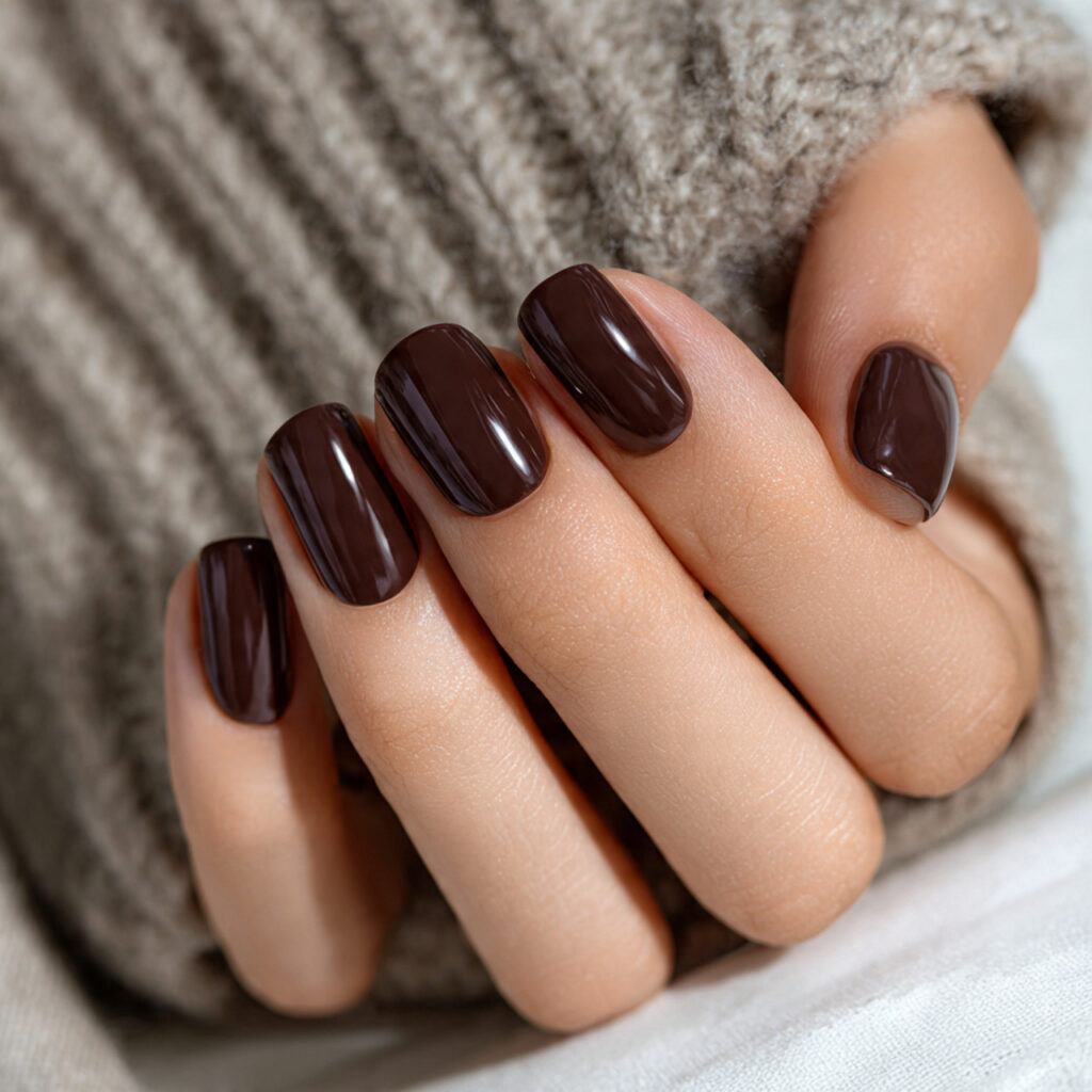 27 Short Nail Trends 2026 That Are Clean, Modern, and Stylish 17 close up photo of short nails painted in 8