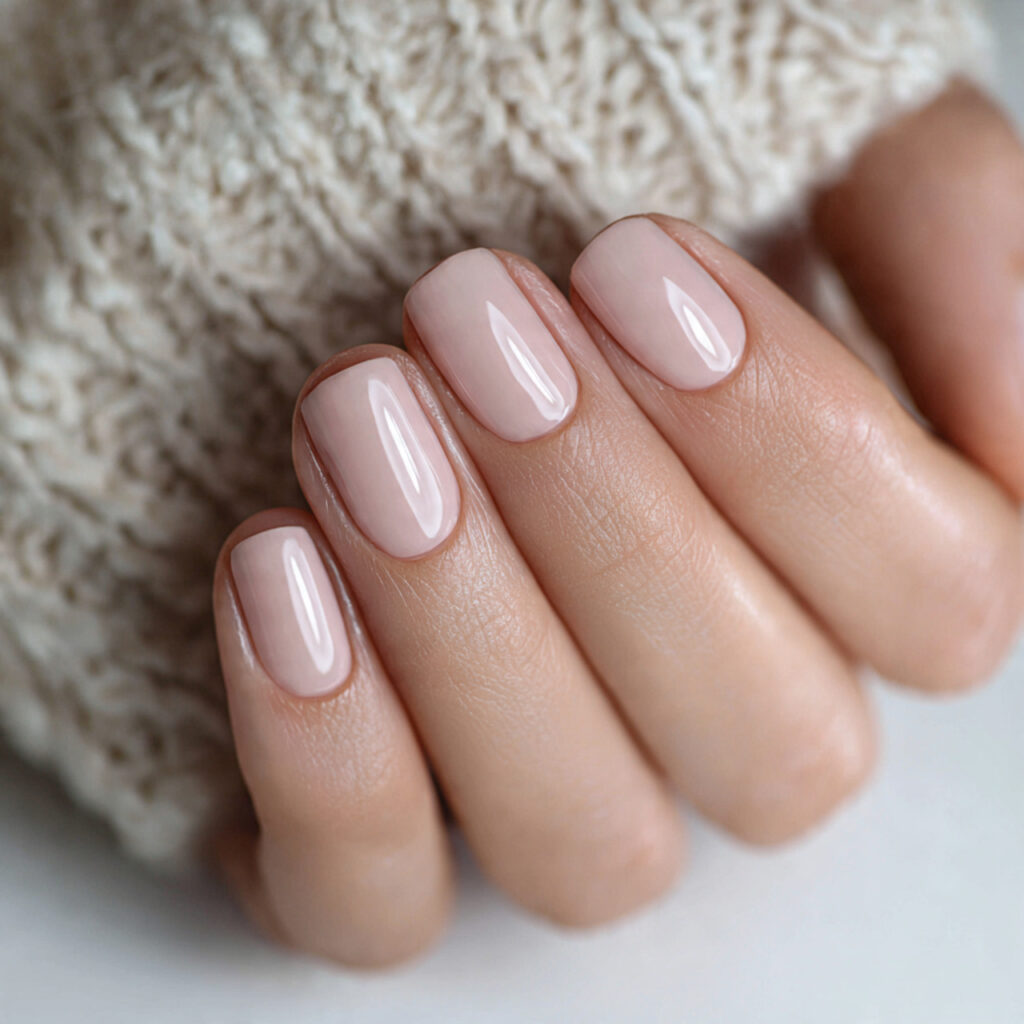 27 Short Nail Trends 2026 That Are Clean, Modern, and Stylish 28 close up photo of short nails with rounded