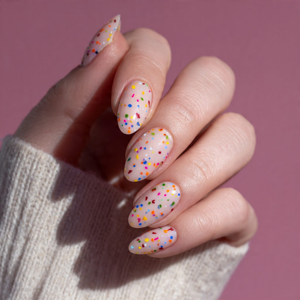 Confetti Nails