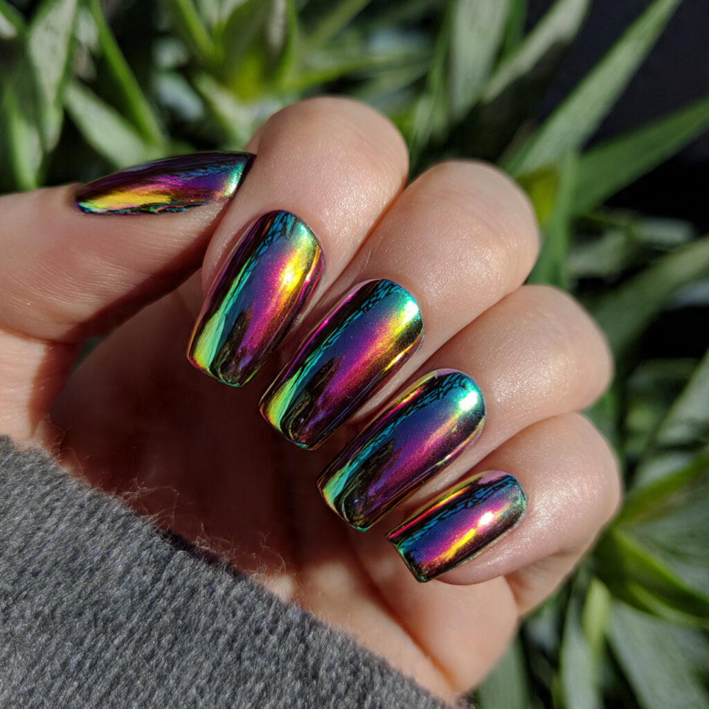 Full Iridescent Rainbow Chrome