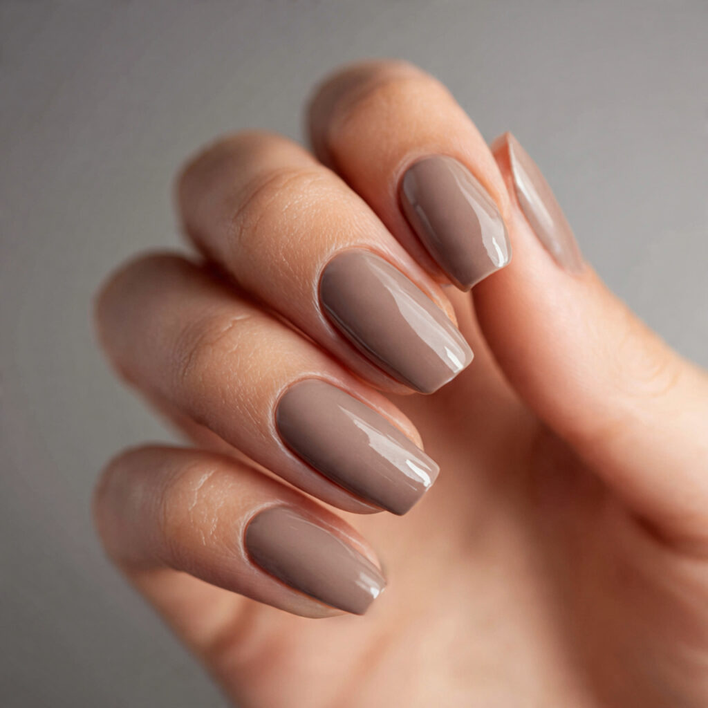 29 Soft Early Spring Nail Ideas That Feel Fresh, Light & Wearable 21 Greige Warmth