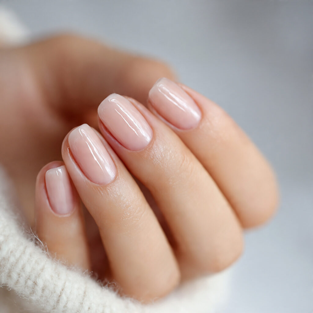 23 Natural Nail Trends 2026 That Feel Soft, Minimal, and Timeless 3 macro shot of bare natural nails buffed