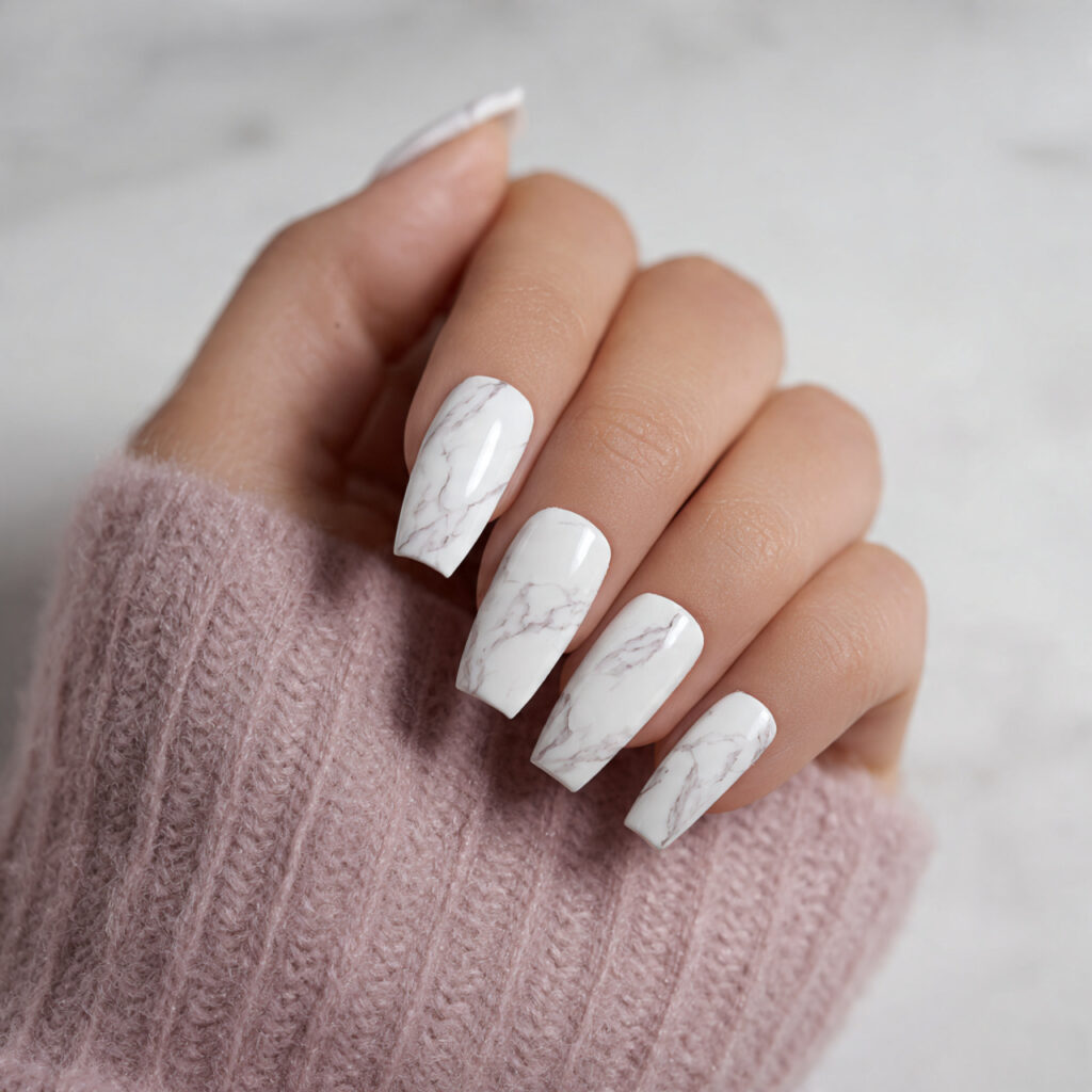 Marble Effect Coffin