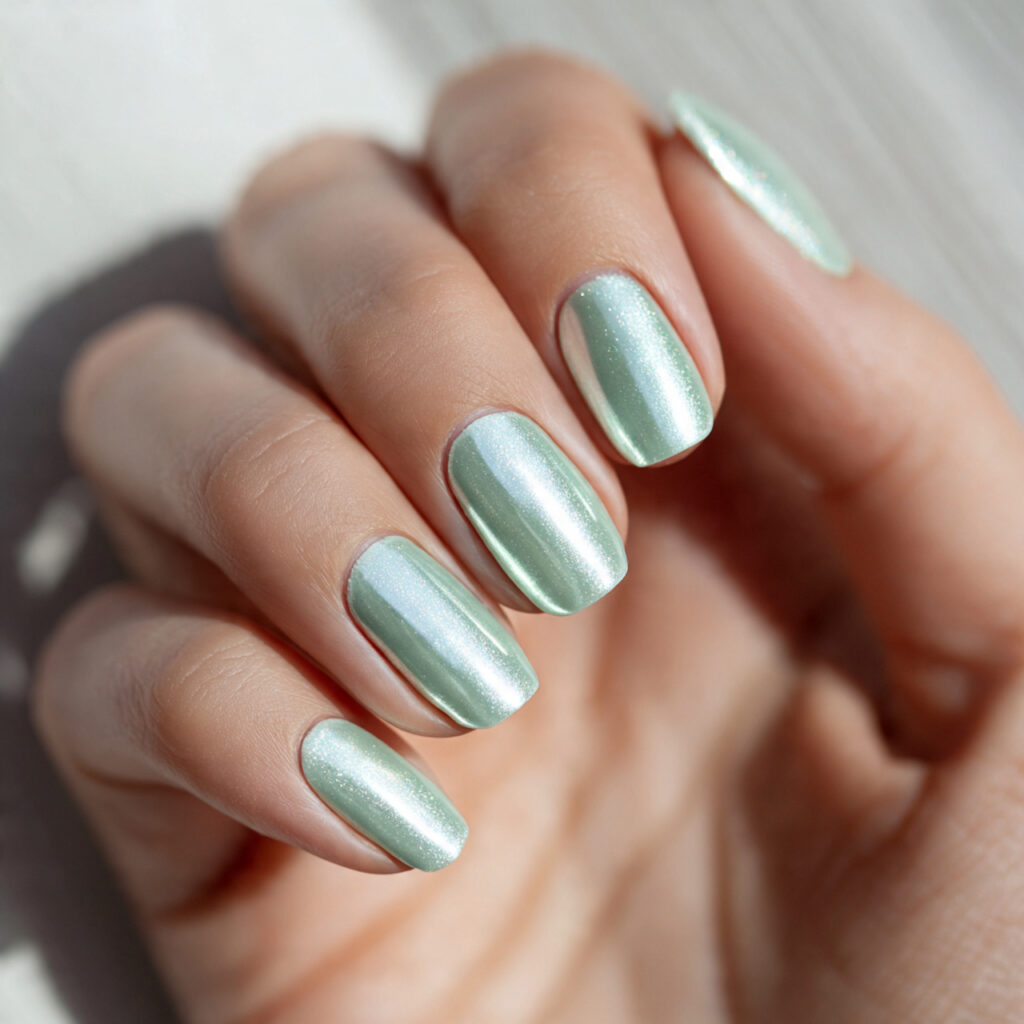 Mint Chrome Shimmer