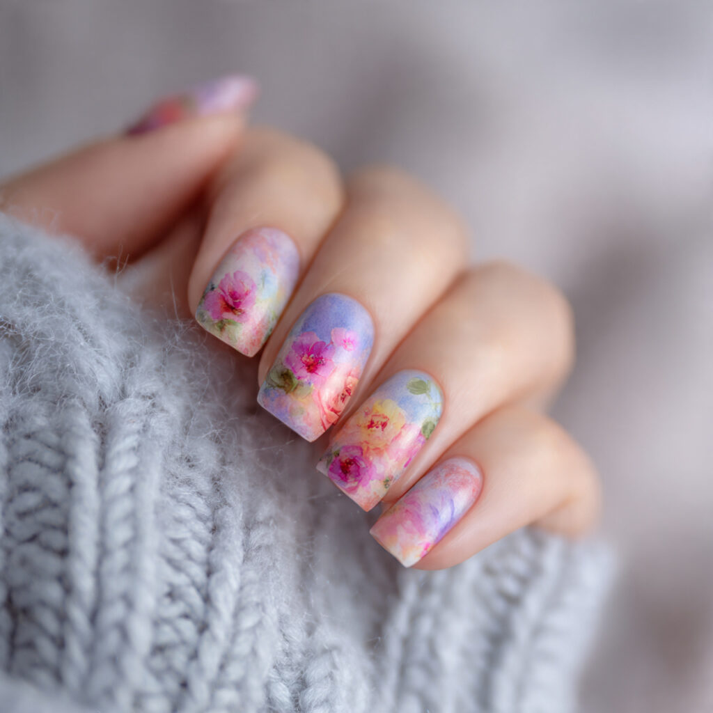 Watercolor Flower Effect