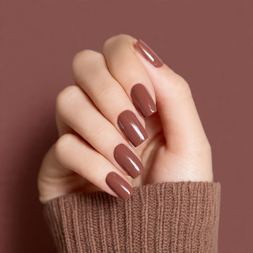 25 Old Money Nail Ideas That Look Elegant, Minimal, and Timeless 18 nails in a light mocha shade with