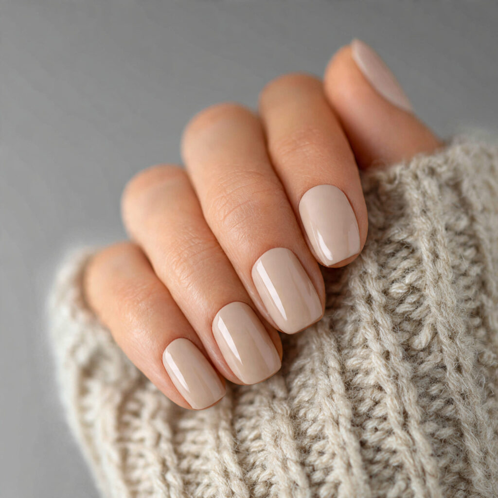 25 Old Money Nail Ideas That Look Elegant, Minimal, and Timeless 25 nails in a warm beige shade with